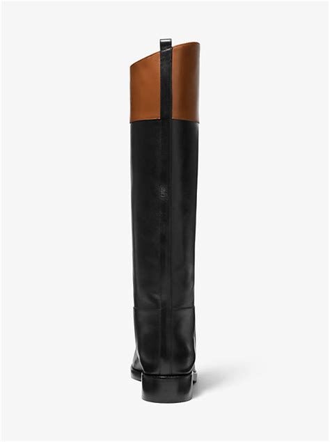 michael kors braden|Braden Leather Riding Boot .